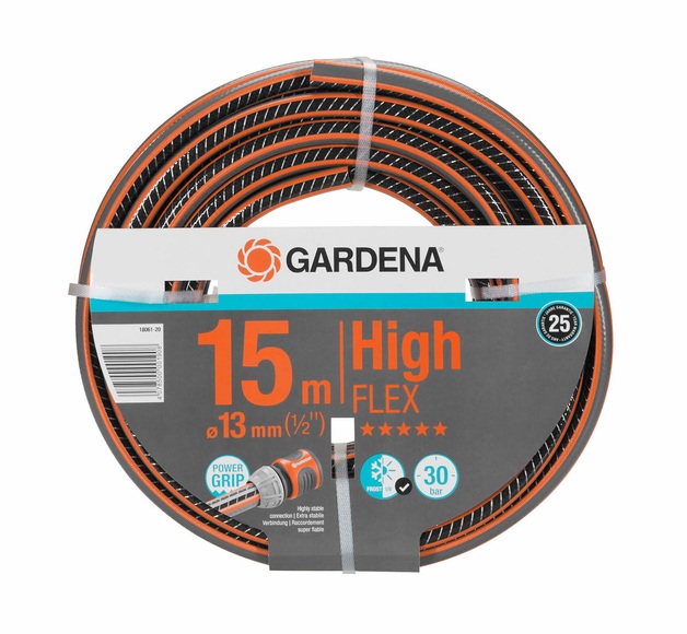 Gardena 18061-20 Comfort HighFlex - Schlauch (Schwarz/Orange)