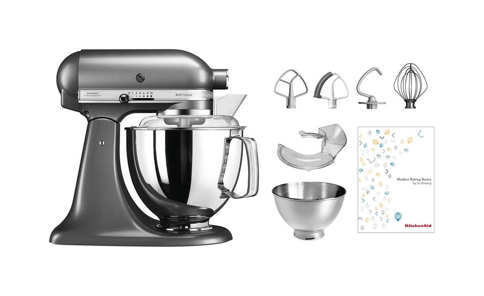 Kitchenaid Artisan KSM200 Küchenmaschine Swiss Edition silber