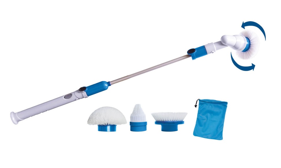 Mediashop Hurricane Spin Scrubber White - Reinigungsbürste (Weiss/Blau)