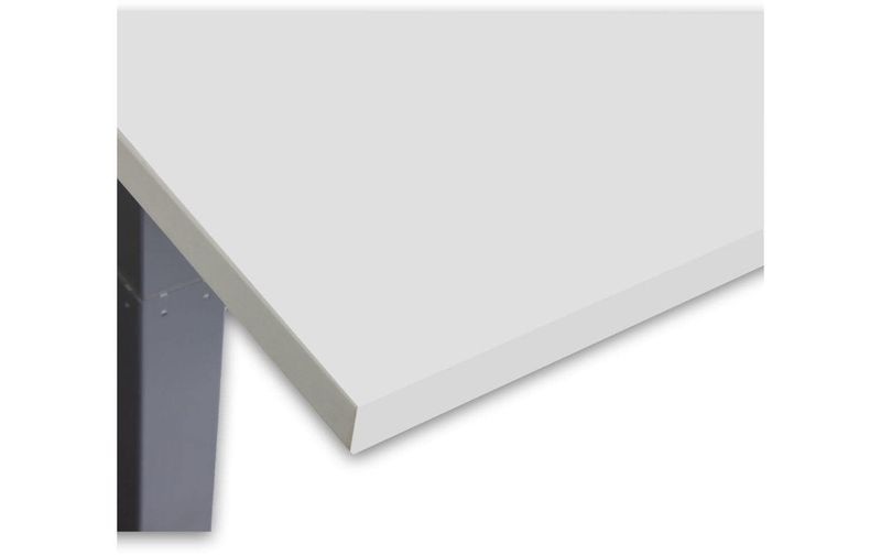 Contini höhenverstellbarer Bürotisch RAL 7045 1.8x0.8m grau
