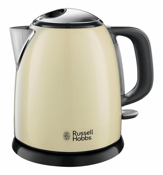 Russell Hobbs 24994-70 Colours Plus+ Mini - Wasserkocher (Creme/Schwarz)