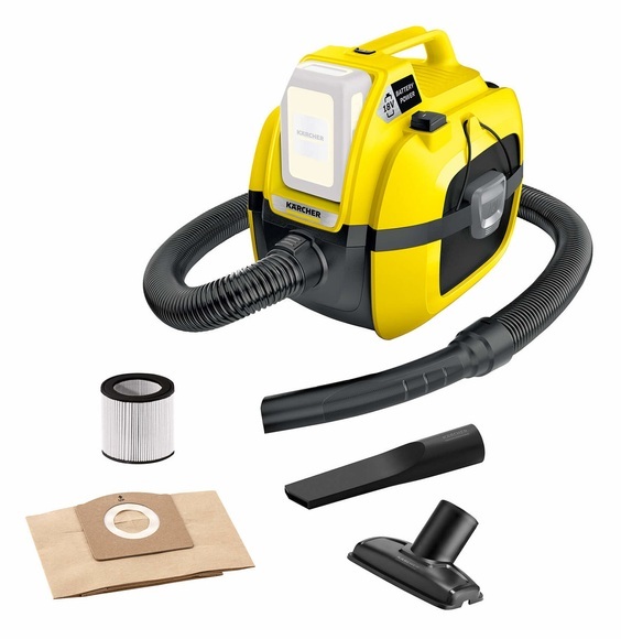 Kärcher WD 1 Compact Battery - Mehrzwecksauger (Schwarz/Gelb)