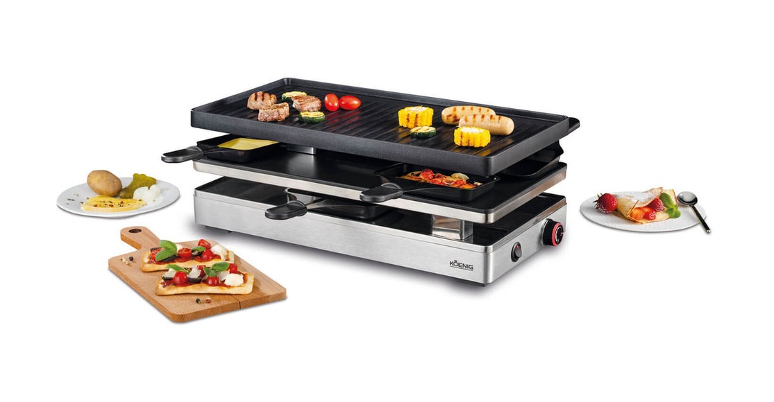 Koenig B02250 Pizza/Raclette 4-in-1