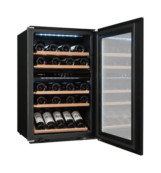 Avintage AVI48PREMIUM Weinkühlschrank schwarz rechts