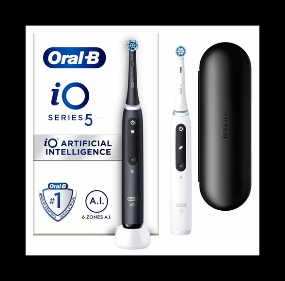 Oral-B iO 5 Doppelpack Zahnbürsten