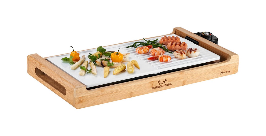 Trisa Electronics Bamboo Grill Tischgrill