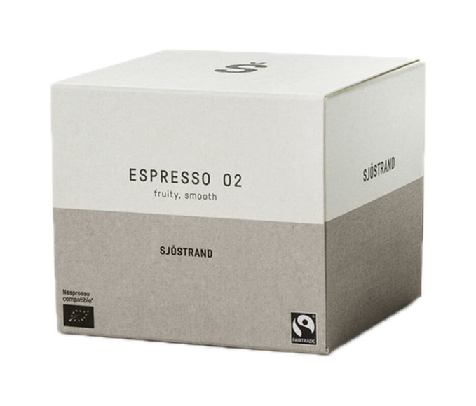 Sjöstrand Nr. 2 Kaffekapseln Espresso 10er Pack Kaffeekapseln