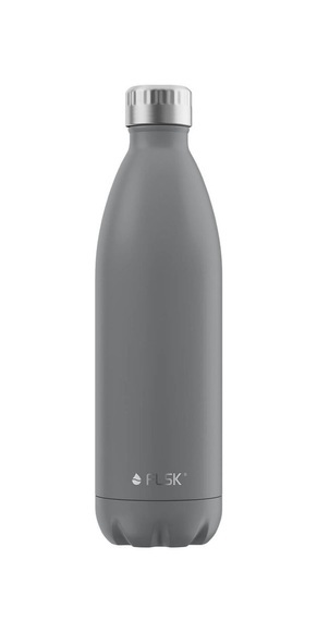 FLSK 1000STONE Trinkflasche 1 L Grau