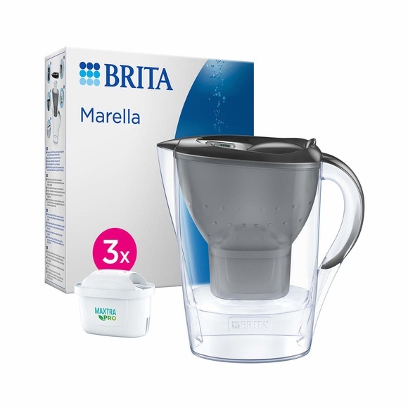 BRITA Tischwasserfilter Marella inkl. 3 Maxtra Pro All-in-1