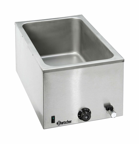 Bartscher GN 1 1-200mm Bain-Marie mit Ablasshahn
