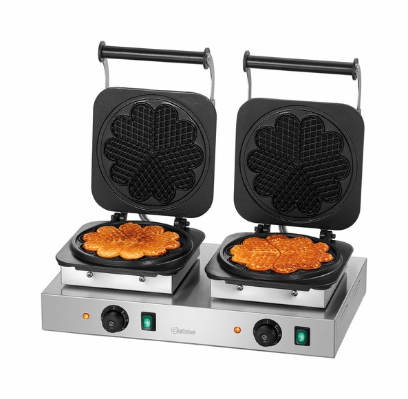 Bartscher Waffeleisen doppelt Herzform