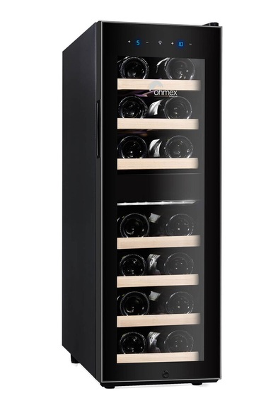 Weinkühlschrank mit Temperatureinstellung OHMEX OHM-WIN-7500 19 Flaschen