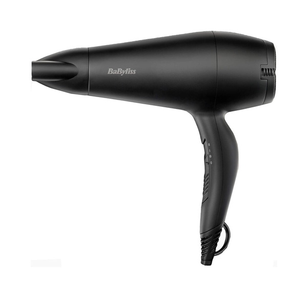 BABYLISS D215DCHE Power Smooth 2000 - Haartrockner (Schwarz)