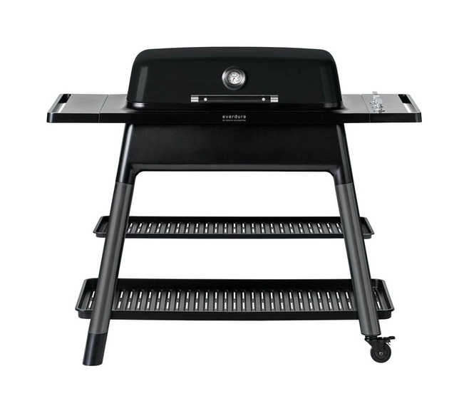 Everdure FURNACE Gasgrill schwarz mit Doppelboden