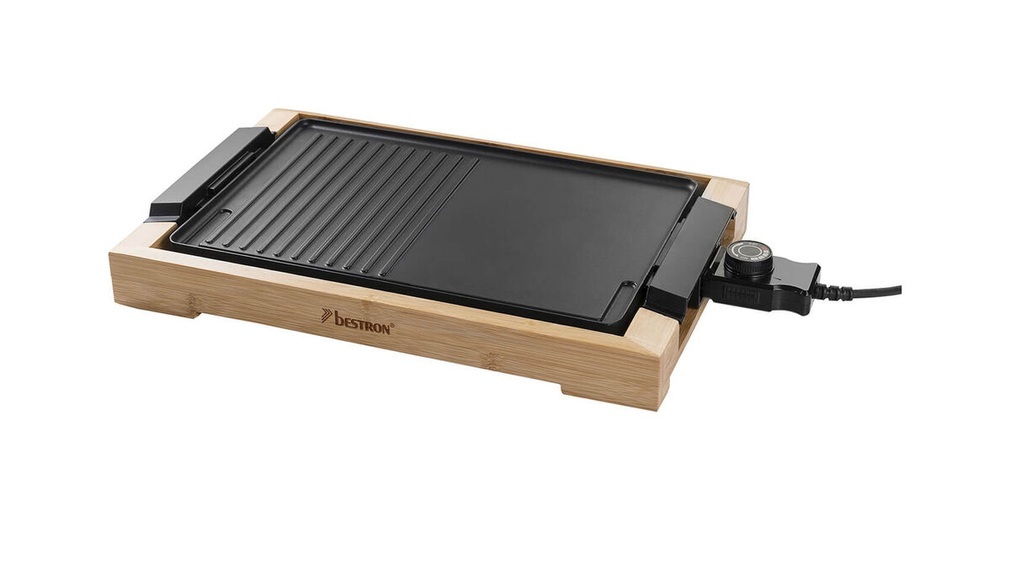 Bestron AG2000BB Tischgrill aus Bambus