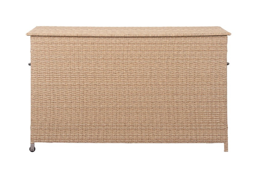 Schou Kissenbox Marius Rädern/PP/Rattan Natur