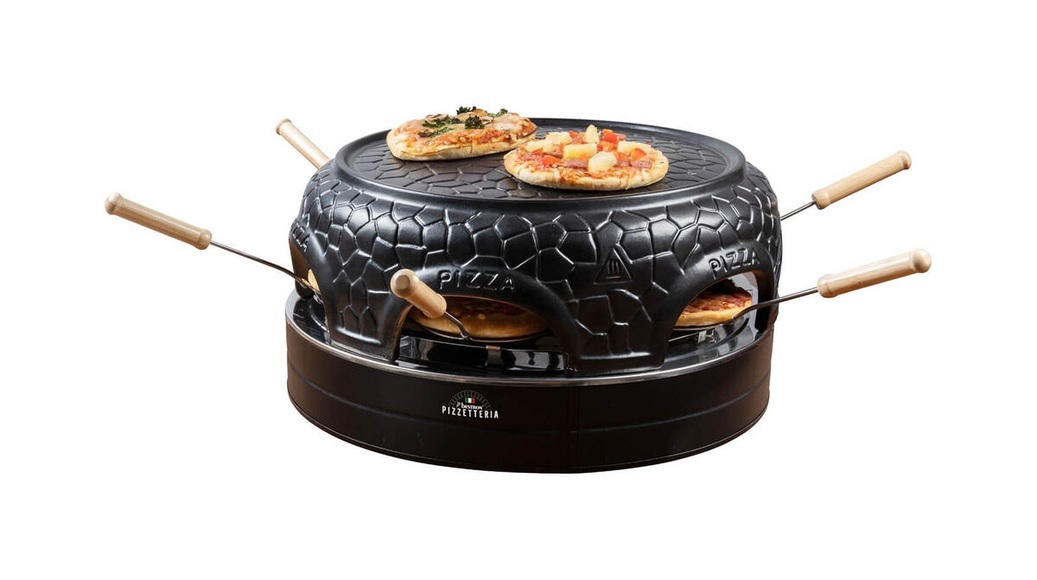 Bestron Pizzetteria für 6 Personen