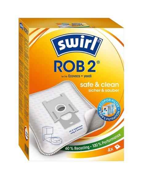 SWIRL ROB 2 EcoPor 4 Stück - Staubsaugerbeutel ()