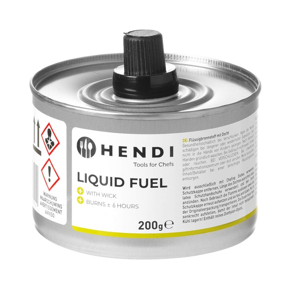 HENDI, Fondue und Raclette, HENDI Flüssigbrennstoff DEG mit Docht Fondue und Raclette, Produkte & Wohnen