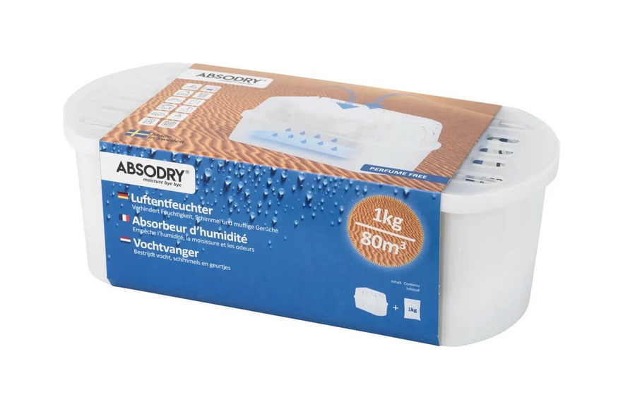 Absodry Mini Compact Luftentfeuchter 1000g