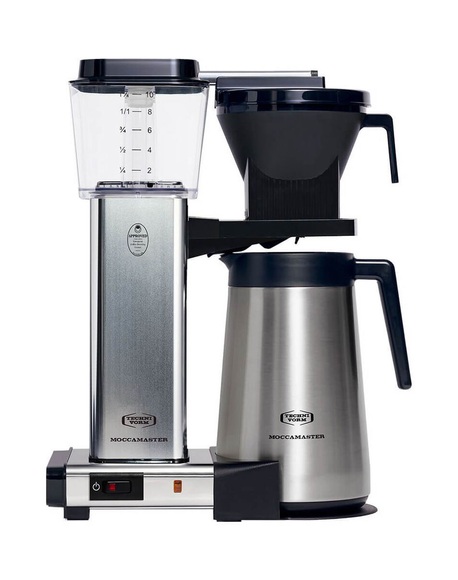 Moccamaster KBGT Kaffeemaschine Silber (glänzend) Fassungsvermögen Tassen=10 Isolierkanne