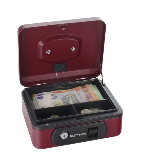 Rottner T06405 Pro Box Geldkassette Berry
