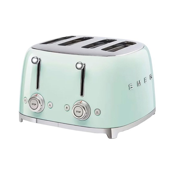 SMEG 50's Retro Style 4 Scheiben Toaster pastellgrün