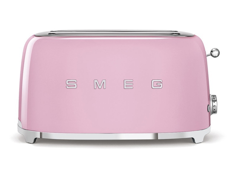 SMEG 50's Retro Style Langschlitztoaster 2 Scheiben pink