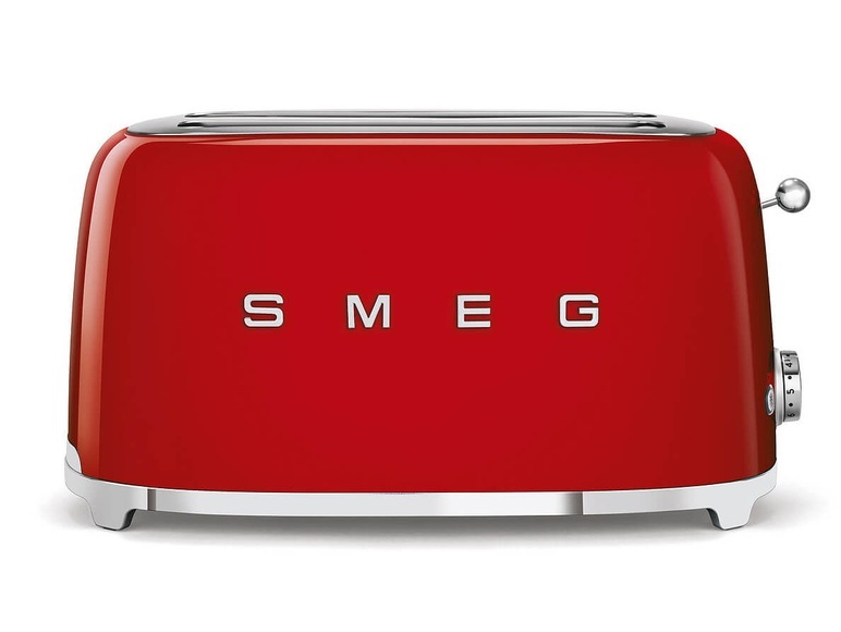 SMEG 50's Retro Style Langschlitztoaster 2 Scheiben rot