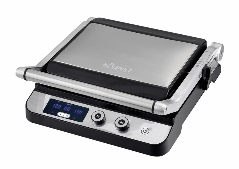 Koenig B02317 - Kontaktgrill (Silber/Schwarz)