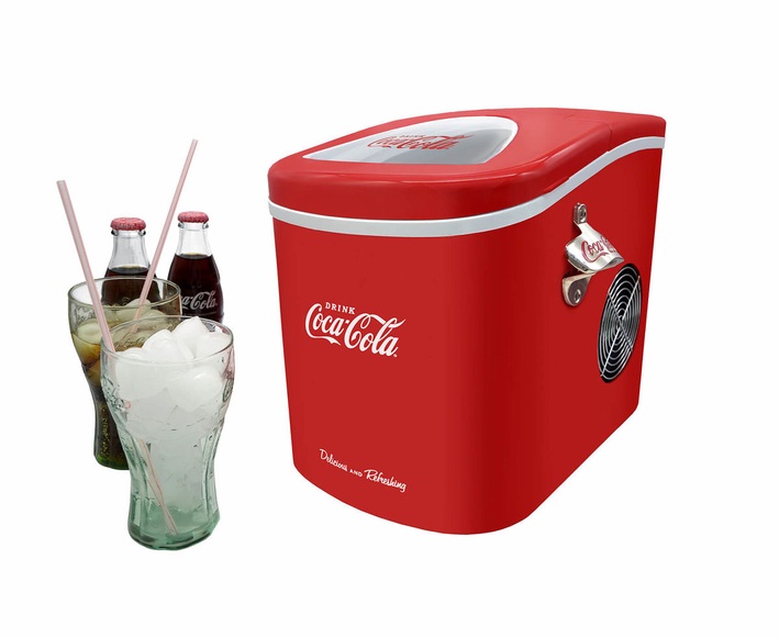 Salco Seb-14Cc Coca-Cola - Eiswürfelmaschine (Rot)