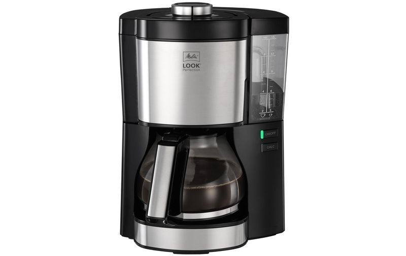 Melitta Look Perfection 1025-06 Filterkaffeemaschine Edelstahl-Schwarz