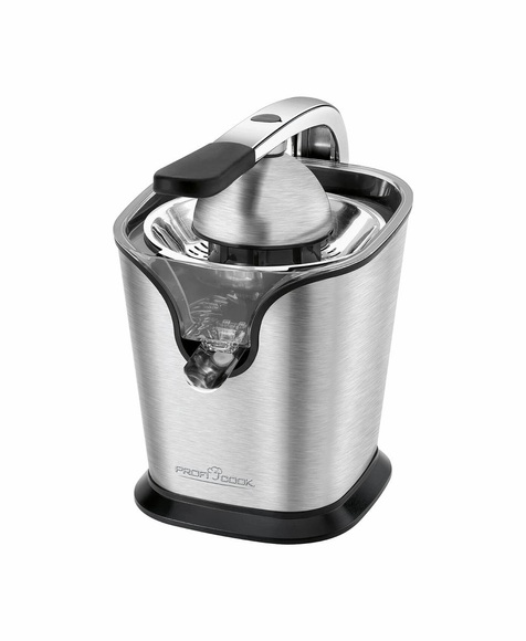 Profi Cook PC-ZP 1154 Zitruspresse 160 W Edelstahl, Schwarz
