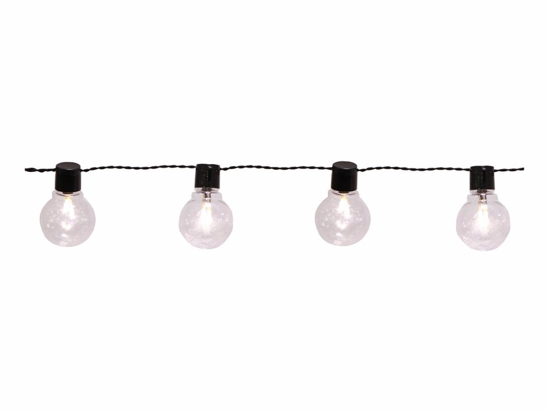 STAR TRADING LED Party Kette Transparent