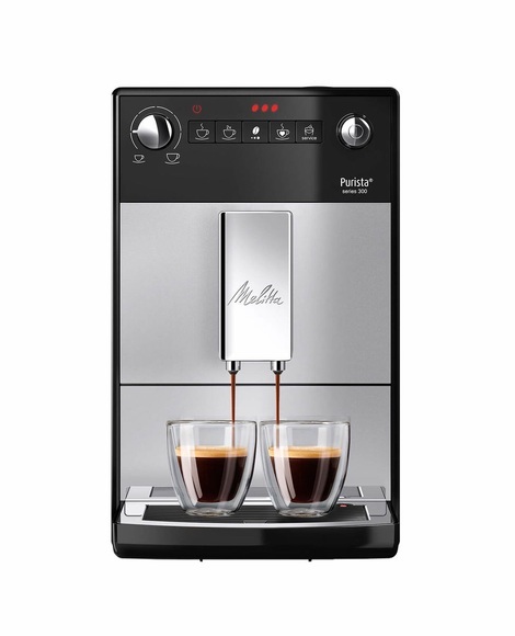 Melitta Purista - Kaffeevollautomat (Schwarz/Silber)