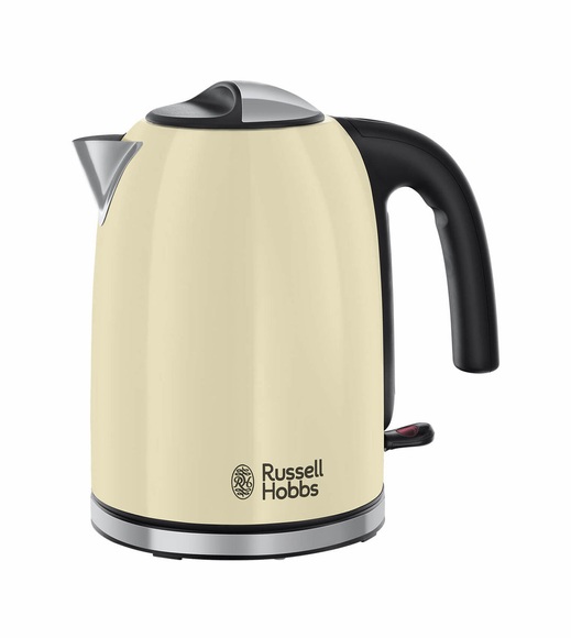 Russell Hobbs 20415-70 Classic Cream - Wasserkocher (Creme/Edelstahl/Schwarz )