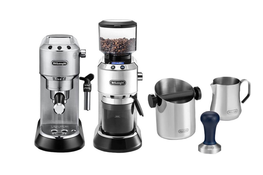 De-Longhi Dedica Style Barista Bundle - (Edelstahl/Schwarz)