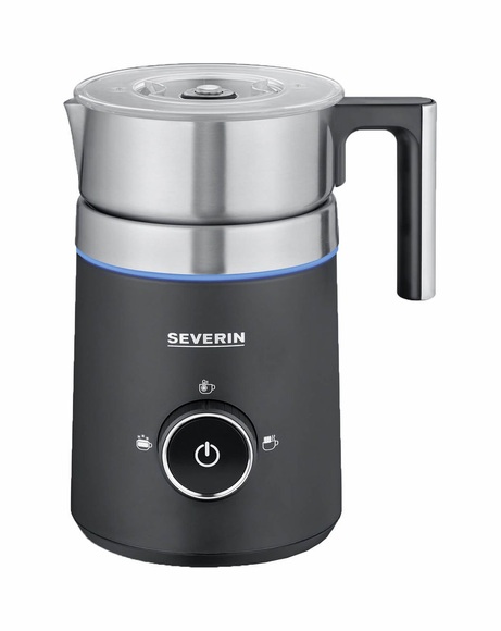 SEVERIN Spuma 500 - Milchaufschäumer (Edelstahl/Schwarz)