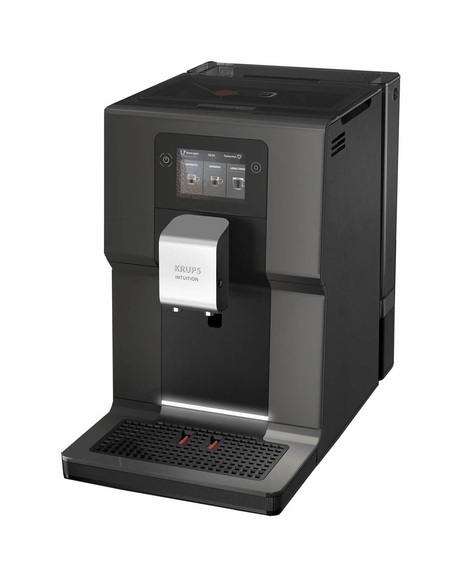 KRUPS EA872BCH Intuition Preference - Kaffeevollautomat (Grau/Schwarz)