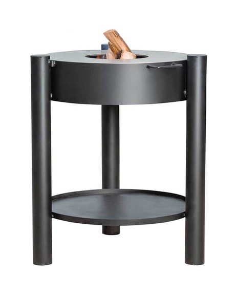 Nouvel Tondo Planchagrill Feuerschale 60 cm schwarz
