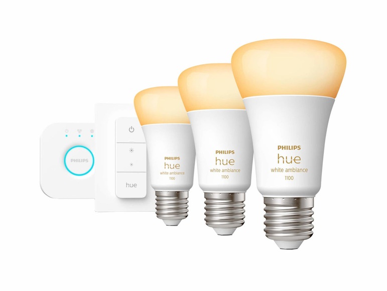 Philips Hue White Ambiance E27 3er Starter-Kit