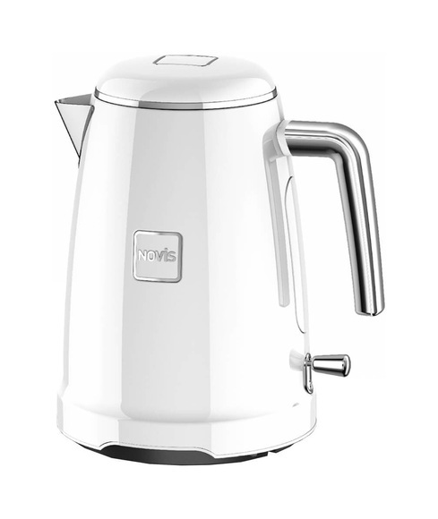 NOVIS K1 - Wasserkocher (Weiss)