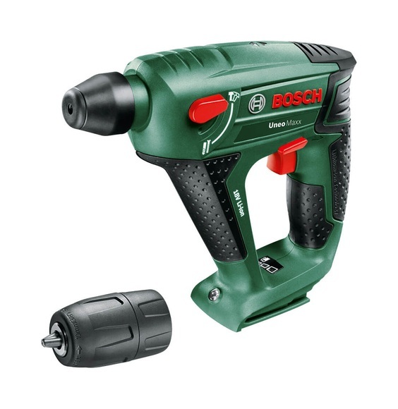 Bosch Home and Garden Uneo Maxx SDS-Quick-Akku-Bohrhammer 18 V Li-Ion ohne Akku
