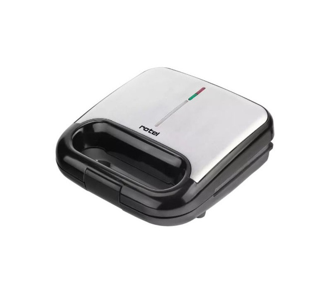 ROTEL U139CH2 - Sandwich-Toaster (Schwarz/Silber)