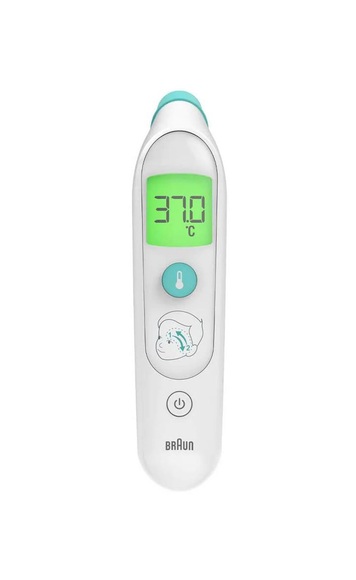 Braun BST200WE Fieberthermometer Mit LED Beleuchtung