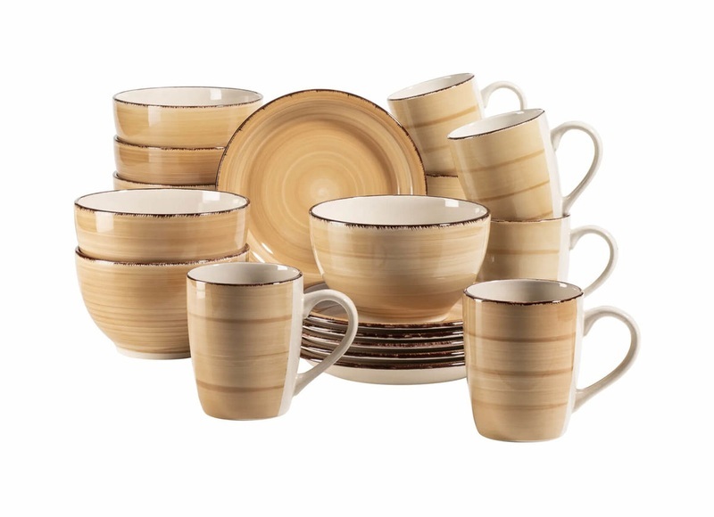 Mäser Lumaca 18-teiliges Geschirr-Set beige