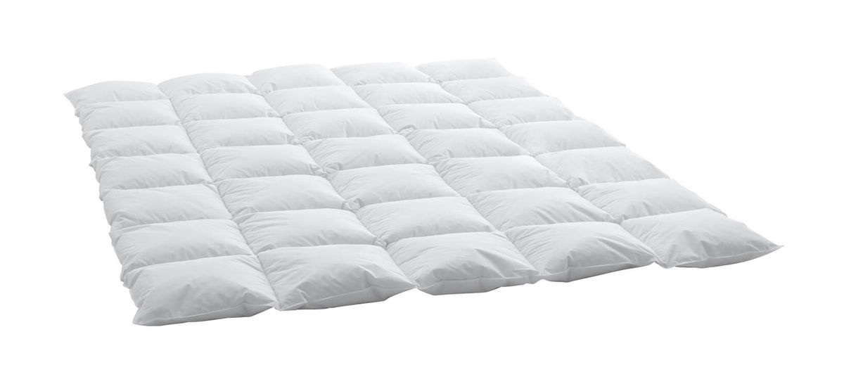 Billerbeck - Karo-Duvet Swiss Dream BSC 90 Medium - 160 x 210 cm - Weiss
