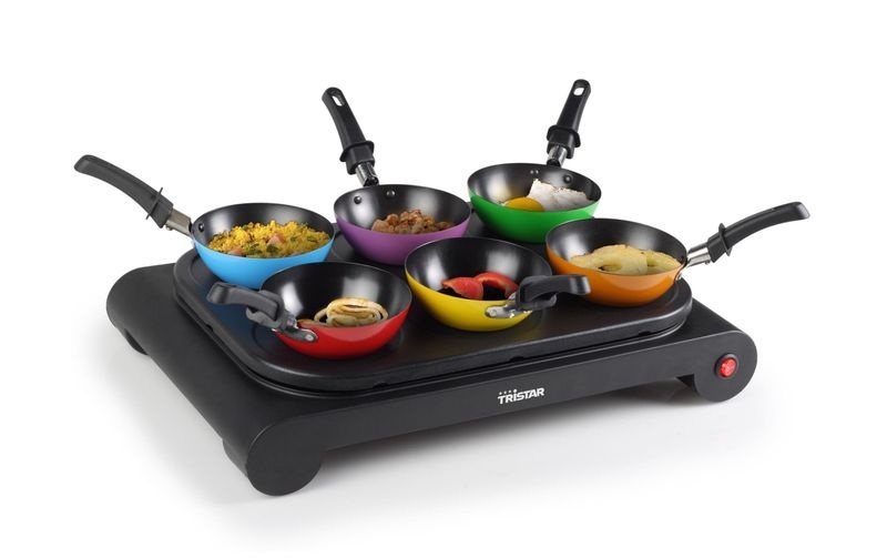Tristar Wok Set f?r 6 Personen, Anzahl