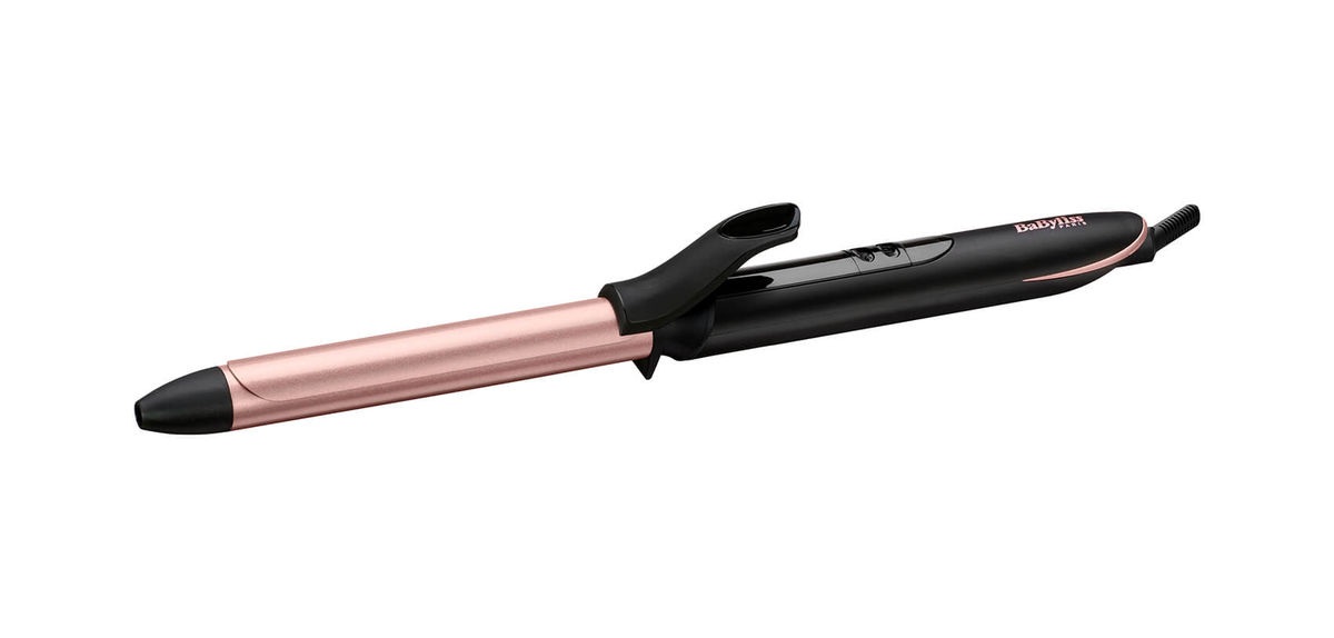 Babyliss Paris - Lockenstab 19 mm Curling Tong C450E - Schwarz und Roségold