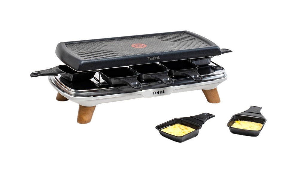 Tefal Gourmet Re610D - Raclette (Schwarz/Silber)